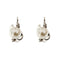 Boucles d'oreilles Boucles d’oreilles - Puces en or blanc 18 carats, perles et diamants 58 Facettes 26902