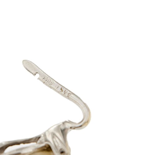 Boucles d'oreilles Boucles d’oreilles - Puces en or blanc 18 carats, perles et diamants 58 Facettes 26902