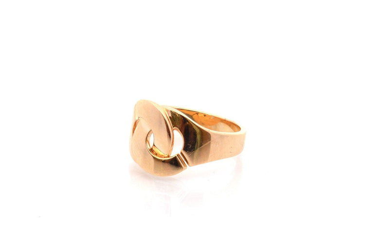 Bague 52 Dinh Van Menotte R12 - Bague en or jaune 18k 58 Facettes 26909DV