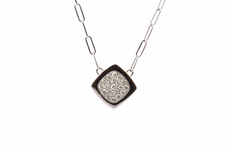 Collier Dinh Van Impression - Collier en or blanc 18k et diamants 58 Facettes 26918dv