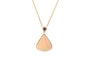 Collier Collier pendentif en or 18k avec opale et diamant brun 58 Facettes 26945