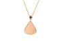 Collier Collier pendentif en or 18k avec opale et diamant brun 58 Facettes 26945