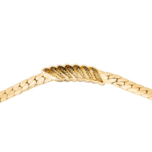 Collier Collier Maille anglaise Or jaune Diamant 58 Facettes 2695948CN