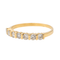 Bague 55 Bague demi-alliance en or jaune 18 carats et diamants 58 Facettes 2697387CN
