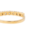 Bague 55 Bague demi-alliance en or jaune 18 carats et diamants 58 Facettes 2697387CN