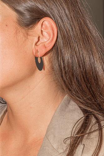 Boucles d'oreilles Boucles d’oreilles créoles en or blanc 18 carats 58 Facettes 2699668CN