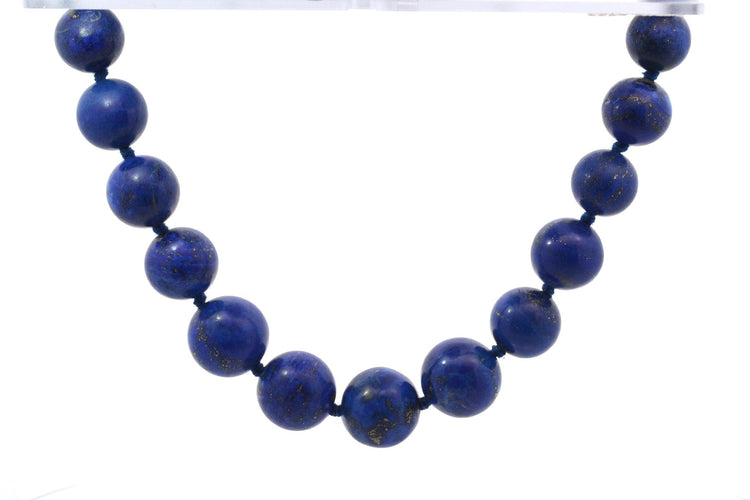 Collier Collier de perles en lapis-lazuli 70 cm 58 Facettes 26998