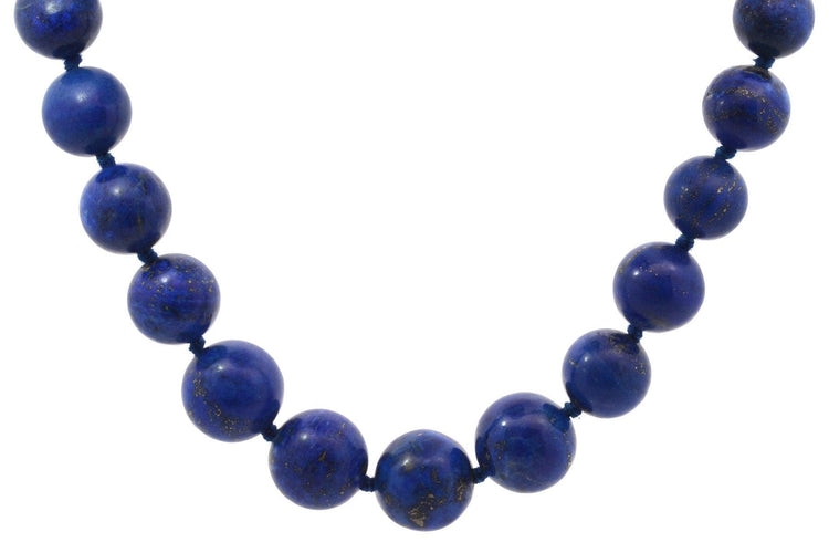 Collier Collier de perles en lapis-lazuli 70 cm 58 Facettes 26998