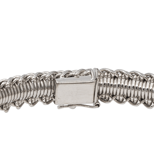 Bracelet Bracelet en or blanc 18 carats avec diamants et émeraudes 58 Facettes 2699806CN