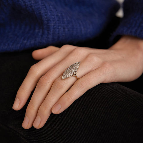 Bague 48 Bague Marquise Diamants 58 Facettes DV0013-1