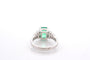 Bague 52 Bague en platine avec émeraude de Colombie 1,88 ct et diamants 58 Facettes 27080-27032b