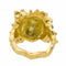 Bague 52 Bague cocktail en or jaune 18 carats, corail, péridots et perle 58 Facettes 2709310CN