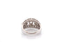 Bague 53 Bague vintage en or blanc 18k et diamants 58 Facettes 27236-27101