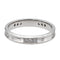 Bague 53 Alliance - Bague en or blanc 18 carats et diamants 58 Facettes 2711886CN