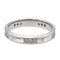 Bague 53 Bague Alliance Or blanc Diamant 58 Facettes 2711886CN