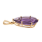 Pendentif Pendentif Or jaune Améthyste, Diamant 58 Facettes 2711913CN