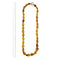 Collier Collier - Ambre avec fermoir en or jaune 18 ct 58 Facettes 27143