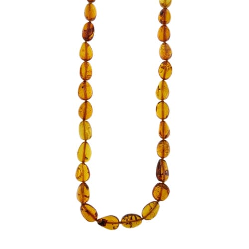 Collier Collier - Ambre avec fermoir en or jaune 18 ct 58 Facettes 27143