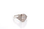 Bague 53 Bague vintage en platine sertie de diamants 58 Facettes 27054a- 27144