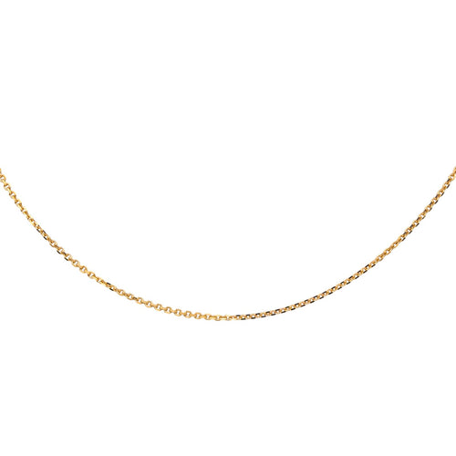 Collier Collier chaîne maille forçat en or rose 18 carats 58 Facettes 2717288CN