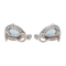 Boucles d'oreilles Boucles d’oreilles clips en or blanc 18 carats topazes et diamants 58 Facettes 2718242CN