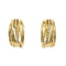 Boucles d'oreilles Boucles d’oreilles créoles en or jaune 18 carats et diamants 58 Facettes 27191