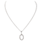 Collier Collier Chaîne + pendentif Or blanc, Platine Diamant 58 Facettes 2722615CN