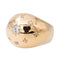 Bague 47.5 Bague bombée en or jaune 18 carats sertie de diamants 58 Facettes 2722622CN