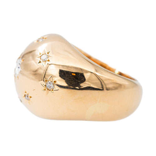 Bague 47.5 Bague Bombée Or rose Diamant 58 Facettes 2722622CN