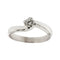 Bague Bague solitaire - Diamant 0,35 ct en or blanc 18 carats 58 Facettes 27243