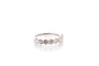 Bague Demi-alliance - Bague demi-jonc en diamants 58 Facettes 27253dv