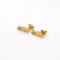 Boucles d'oreilles Boucles d'oreilles en or jaune 18 carats avec diamants 58 Facettes 27266