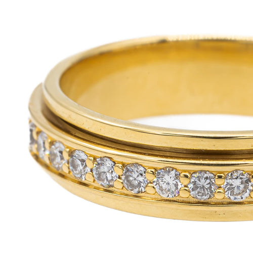 Bague 49 Piaget Possession - Bague alliance en or jaune et diamants 58 Facettes 2728996CN