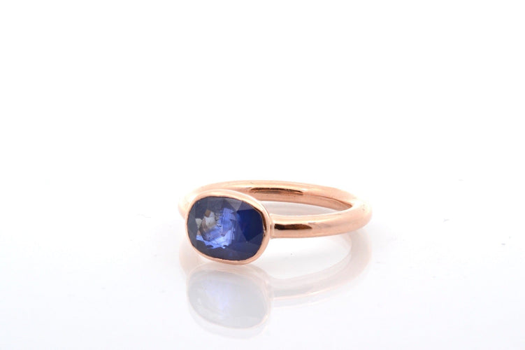Bague 52 Bague saphir 2,92 ct en or 18k 58 Facettes 27296-26645