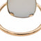 Bague 56 Ginette NY Bague White mop antique Or rose Nacre 58 Facettes 2730190CN