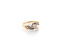 Bague 54 Bague ancienne en or 18k avec perles de culture et diamants 58 Facettes 27309