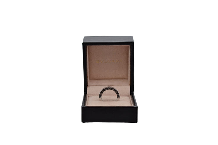 Bague 55 Bulgari B.Zero1 - Bague en or blanc 18k et topazes roses 58 Facettes 27314
