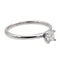 Bague 52 Bague Solitaire Or blanc Diamant 58 Facettes 2735371CN