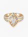 Bague 54 Bague Navette en Diamants, Or Jaune 58 Facettes DV0032-15