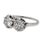Bague 53 Bague Toi et Moi Platine Diamant 58 Facettes 2735890CN