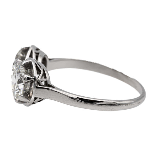 Bague 53 Bague Toi et Moi Platine Diamant 58 Facettes 2735890CN