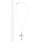 Collier Collier avec croix en or blanc 18 ct et diamants 58 Facettes 27373