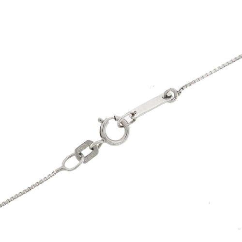 Collier Collier avec croix en or blanc 18 ct et diamants 58 Facettes 27373