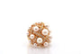 Bague 49 Bague en or 18k avec perles de culture et diamants 58 Facettes 27398