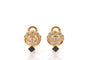 Boucles d'oreilles Boucles d’oreilles saphirs et diamants en or 18k 58 Facettes 27401