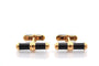 Boutons de manchette Van Cleef & Arpels - Boutons de manchette en or jaune 18k et onyx 58 Facettes 27402
