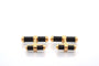 Boutons de manchette Van Cleef & Arpels - Boutons de manchette en or jaune 18k et onyx 58 Facettes 27402