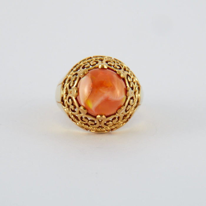 Bague 56 bague Opale Mexicaine 58 Facettes DV0099-3