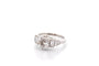 Bague 53 Bague en platine avec diamant 1,95 ct et diamants baguette 58 Facettes 27441-27608A