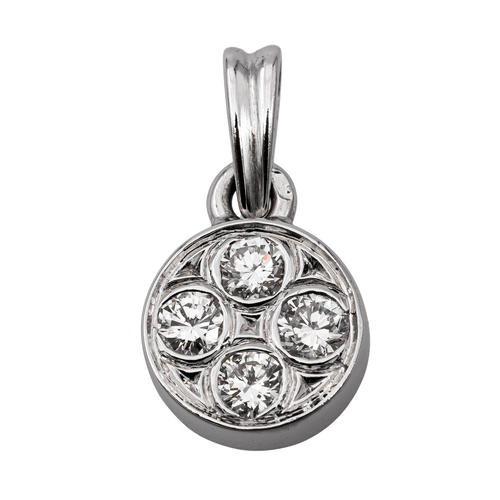 Pendentif Pendentif Or blanc Diamant 58 Facettes 2747973CN